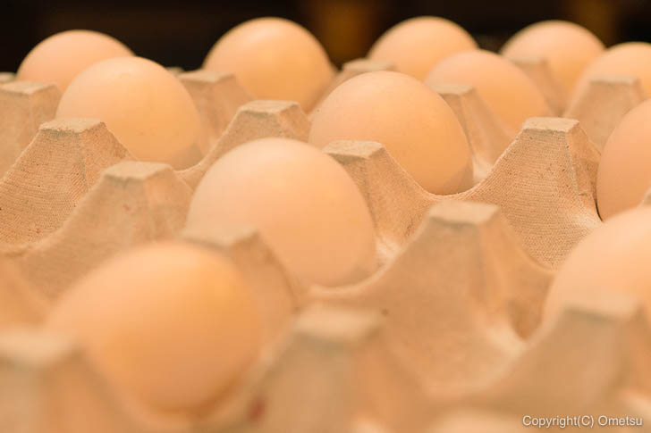 奥多摩町・だしまき玉子専門店 卵道の、かわなべ鶏卵の卵