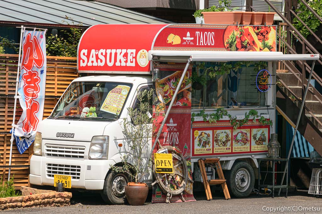 青梅・新町のキッチンカー、タコス屋SASUKE