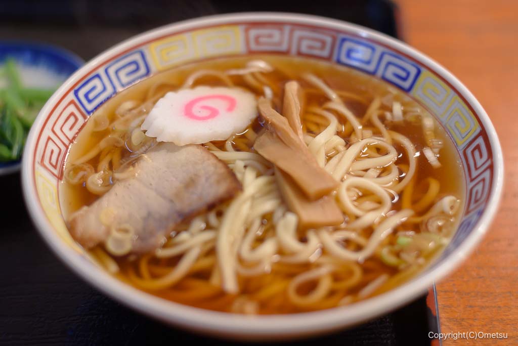 青梅市・御岳の、東峯園の、ミニラーメン