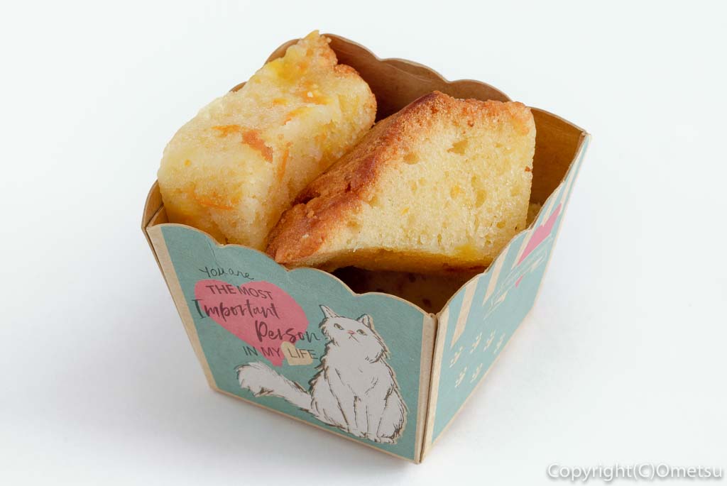 青梅のカフェ、Cafe Pecoraのパウンドケーキ