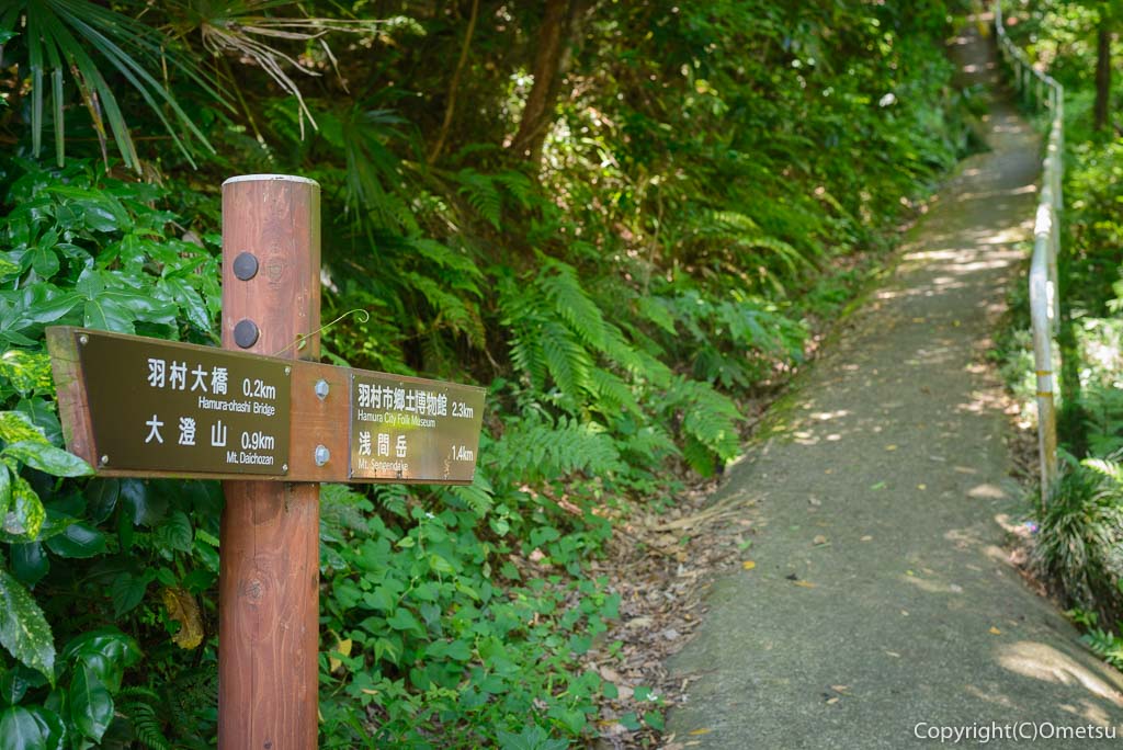 草木丘陵の、浅間山登山口
