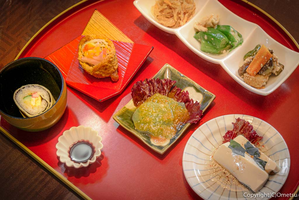青梅の蕎麦店、静蕎庵の惣菜