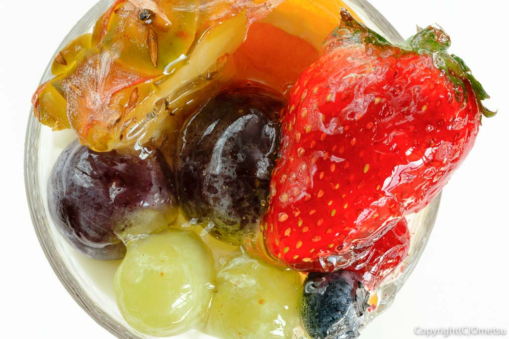 青梅のケーキ店、パティスリー シャロンの、フルーツたくさんプリン