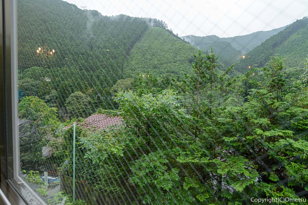 青梅市御岳のカフェ、ミタケテラスからの展望