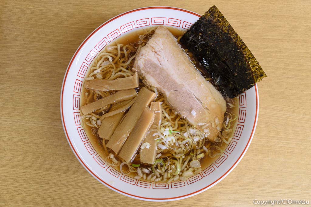 東青梅のラーメン店・福助のラーメン