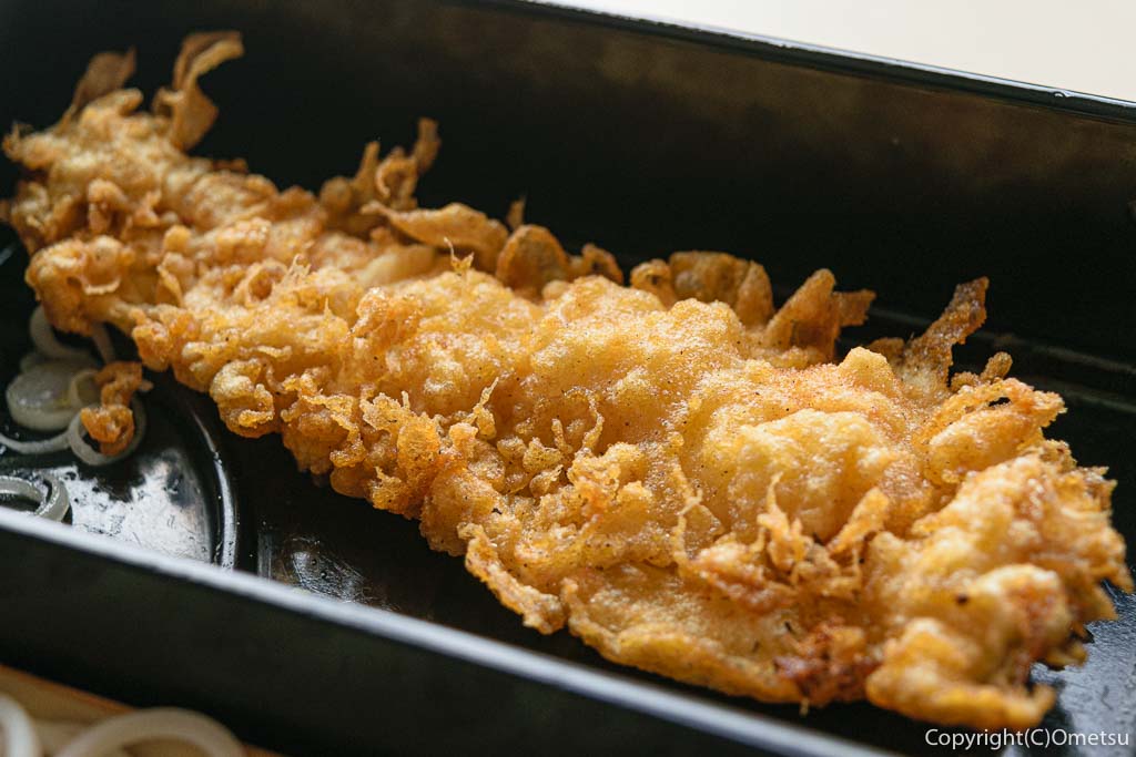 青梅市・東青梅の蕎麦店、「大むら」の、海老天