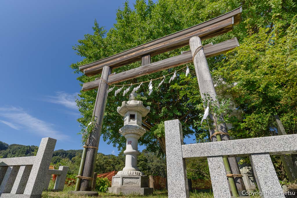 羽村市、武蔵阿蘇神社参道入口