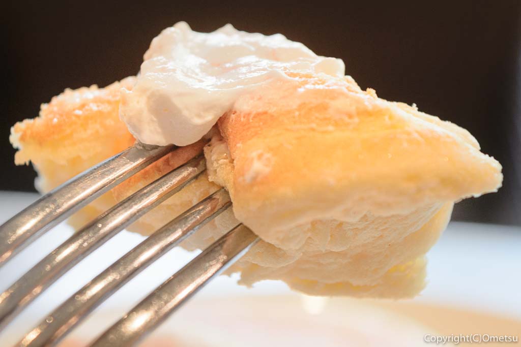 高倉町珈琲の、モーニングリコッタパンケーキのクリーム
