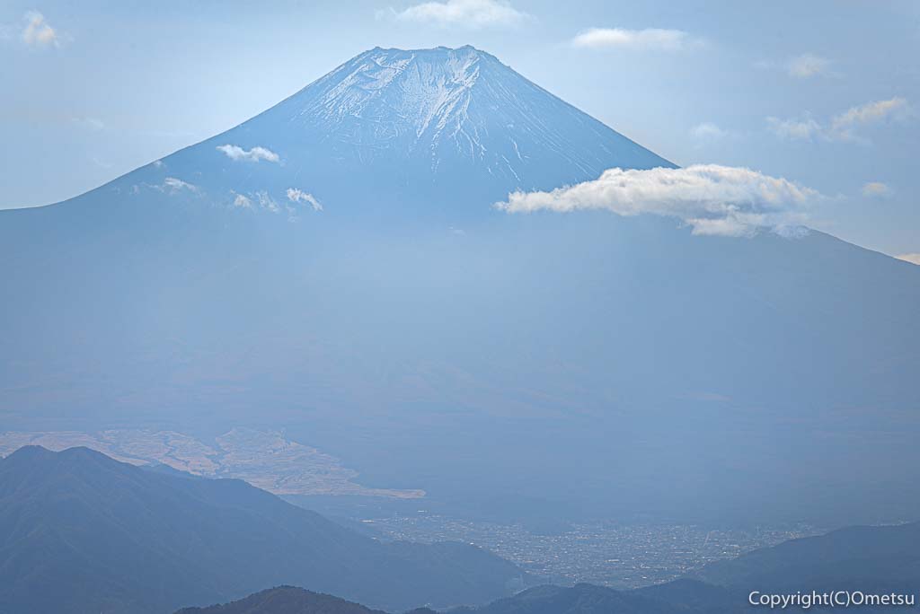 三頭山からの富士山