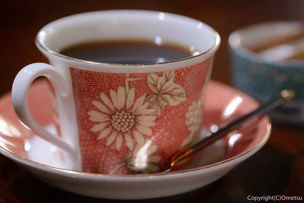 青梅市の、茶房ギャラリー木の花のコーヒー