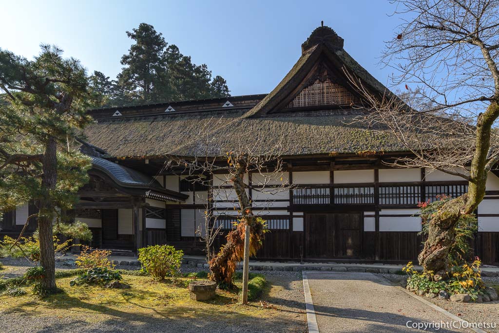 あきる野市・広徳寺の本堂