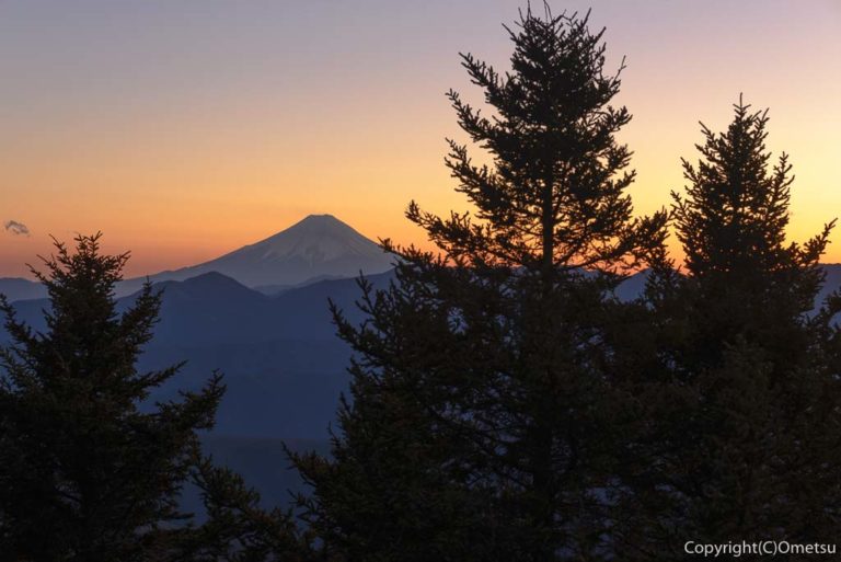 雲取山からの、富士山