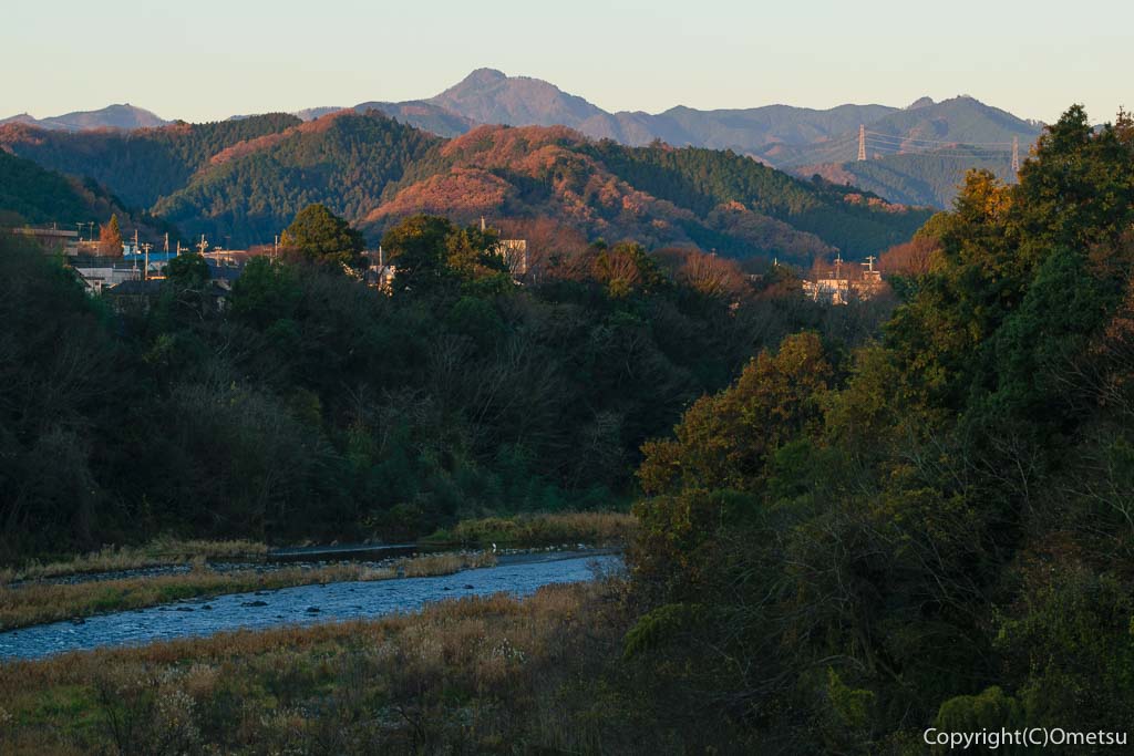 青梅市・下奥多摩橋から大岳山・御岳山