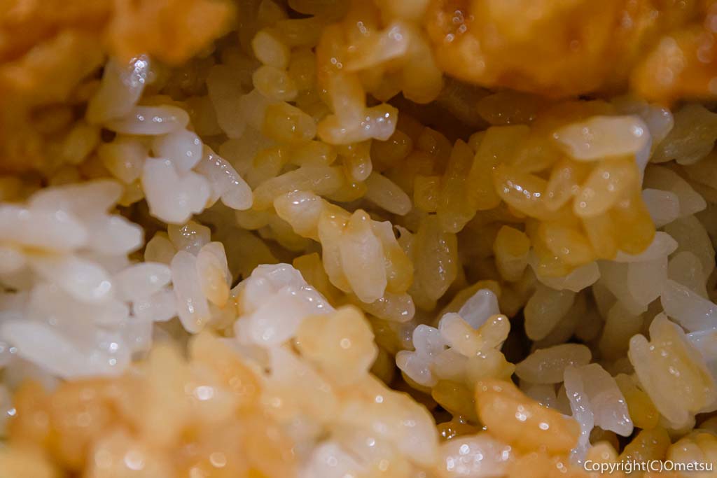 青梅・金時の天丼のご飯