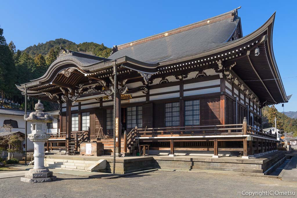 青梅市・即清寺の本堂