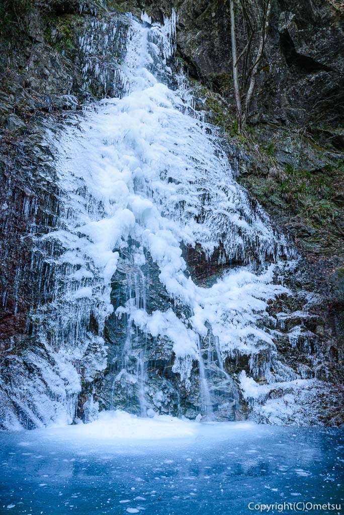 檜原村・払沢の滝の、氷瀑