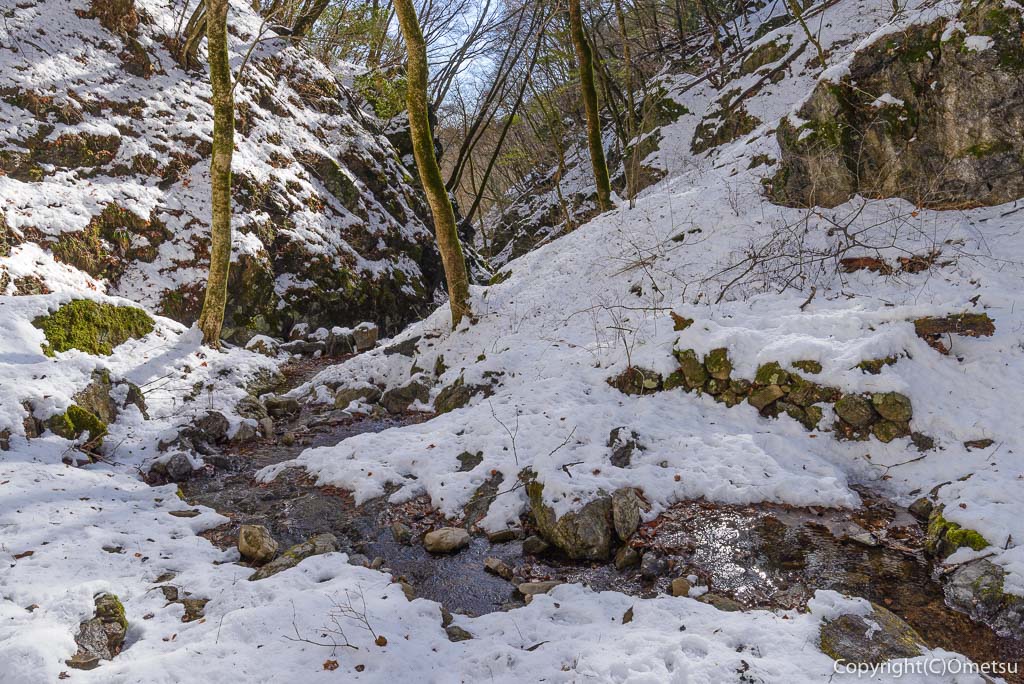 青梅市・御岳山ロックガーデンの冬