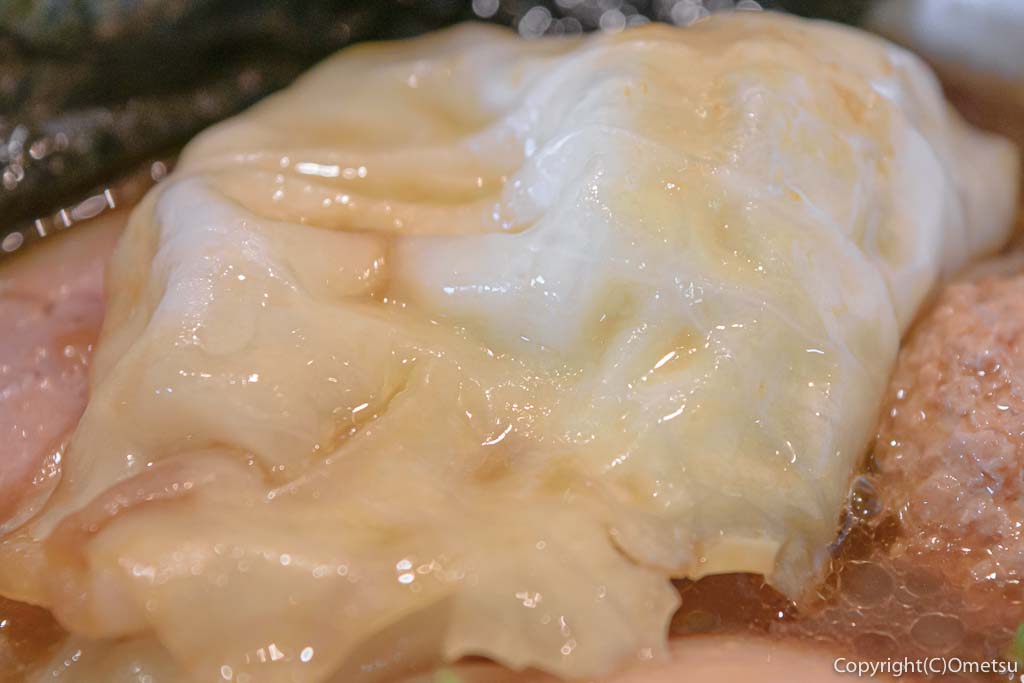 青梅市・河辺の、つけ蕎麦KATSURAの、かもだしスペシャルの、キャベツ