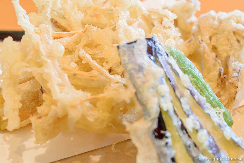 あきる野市・信州安曇野手打ち蕎麦 たか瀬の、野菜天ぷらせいろ