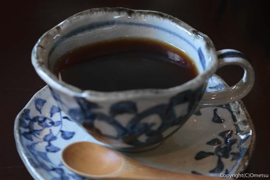 あきる野市「カフェ ラ ドゥース ウール」の、手作りパンランチセットの、コーヒー