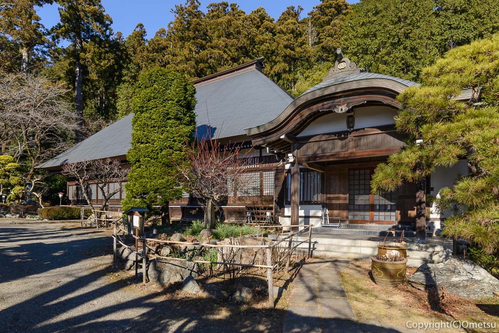 あきる野市、五日市七福神コースの、大悲願寺・本堂