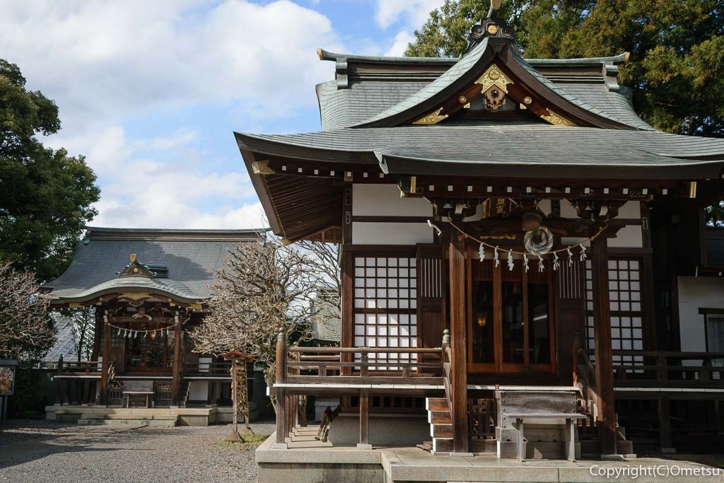 青梅市・新町・御嶽神社の、天神社 と塩竃神社