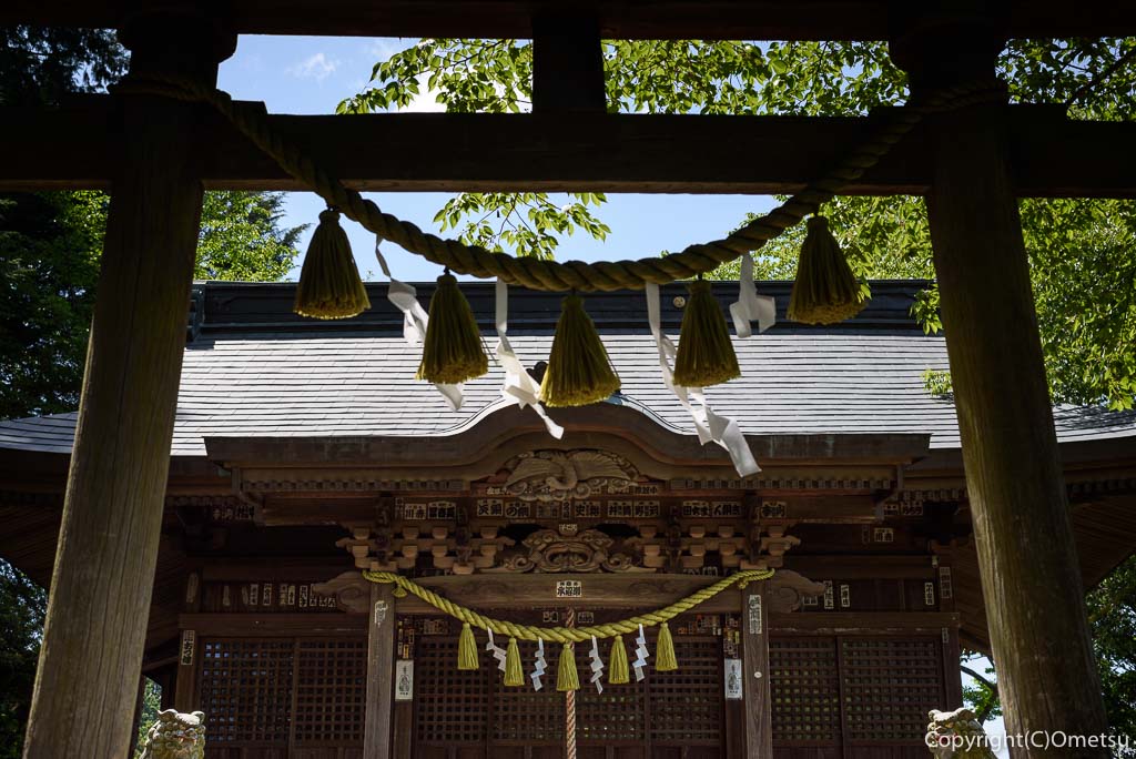 あきる野市・小峰公園・桜尾根の、八坂神社