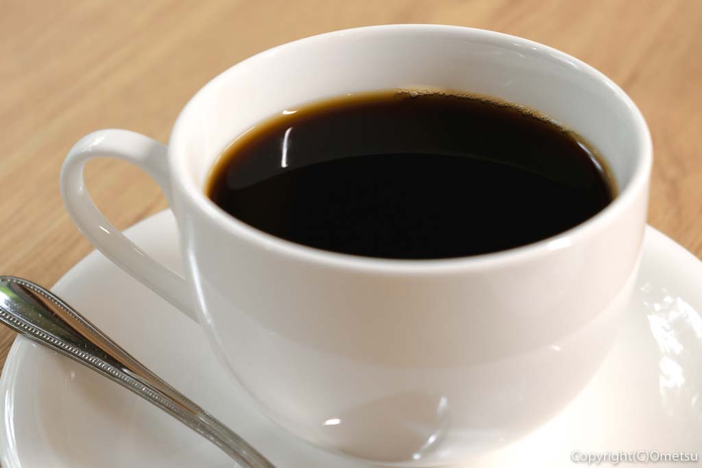 青梅市・東青梅のカフェ、小豆(こまめ)の、コーヒー(そよかぜブレンド)