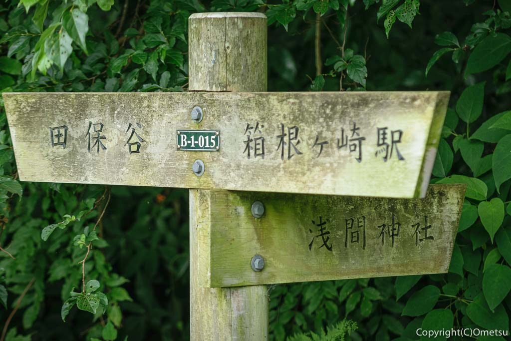 瑞穂町 都立野山北・六道山公園の道標