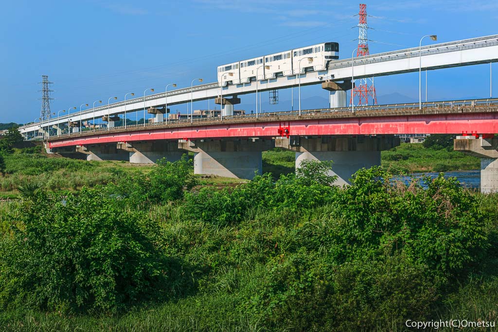 多摩川サイクリングロード・立川市・多摩モノレール