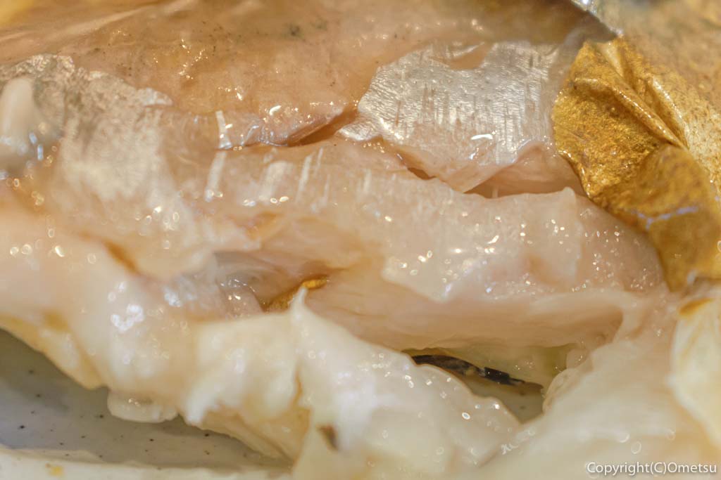 あきる野市「OMUSUBIYA らんか」の朝定食の、焼きサバ