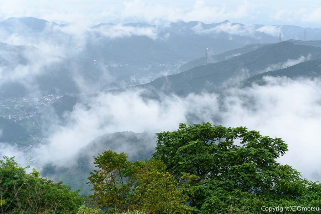 青梅市・御岳山・富士峰園地展望台からの景色