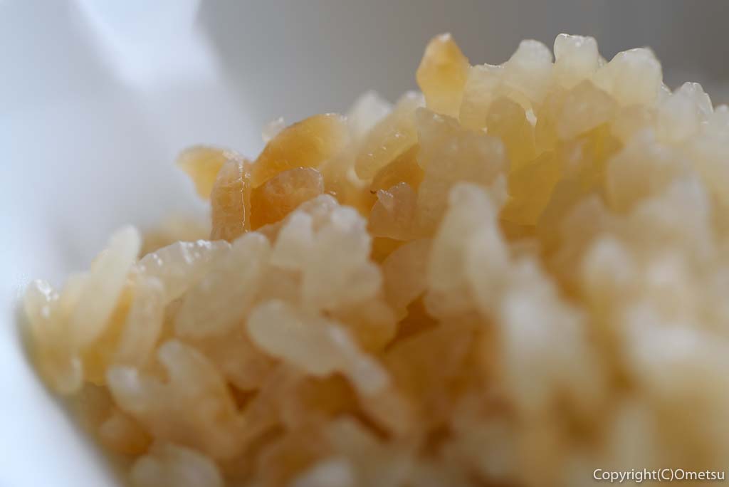 亀の井ホテル・青梅(旧かんぽの宿)の、五目釜飯の、おこげ