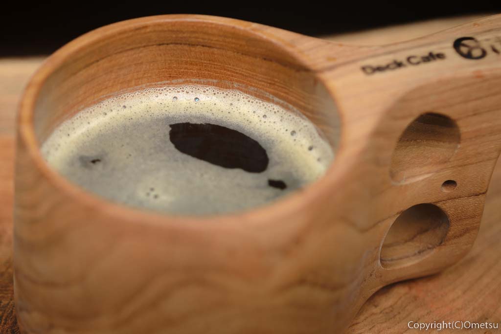 青梅市・御岳渓谷のカフェ・Bitte(ビッテ)の、「東京アドベンチャーライン」ブレンドコーヒー