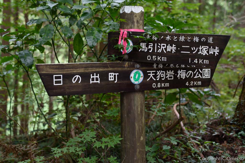 青梅市・長渕丘陵・指導標