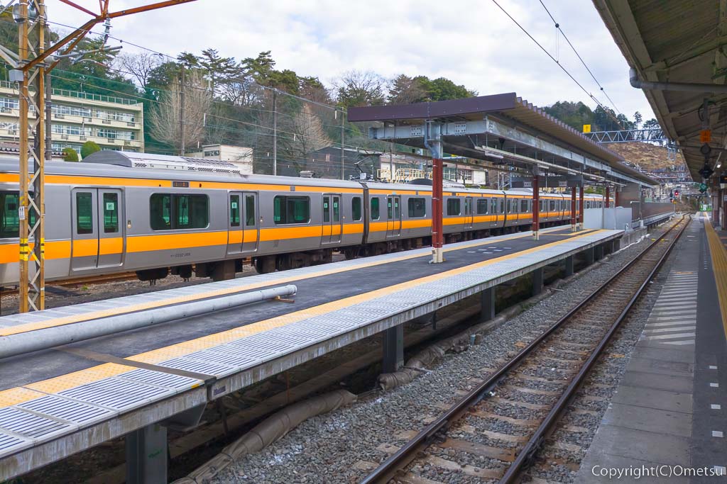JR青梅線・青梅駅の、新設ホーム