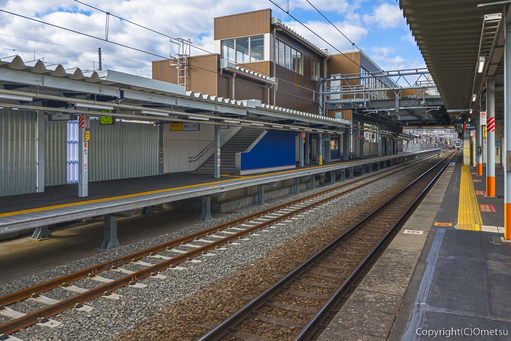 JR青梅線・河辺駅の新設ホーム（3番線）