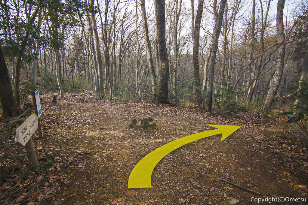 青梅市・友田の分岐路