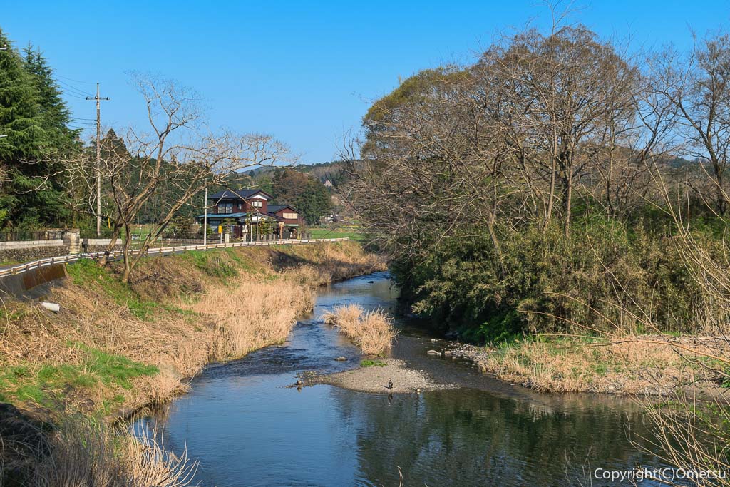 青梅市・成木川と黒沢川の合流地点