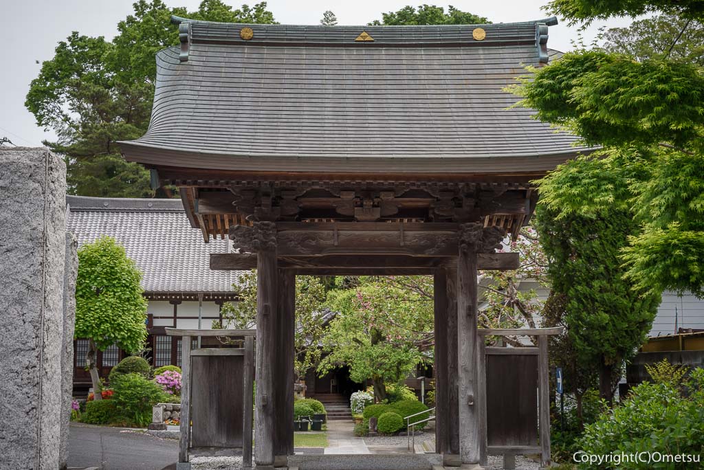 羽村市・禅林寺、山門