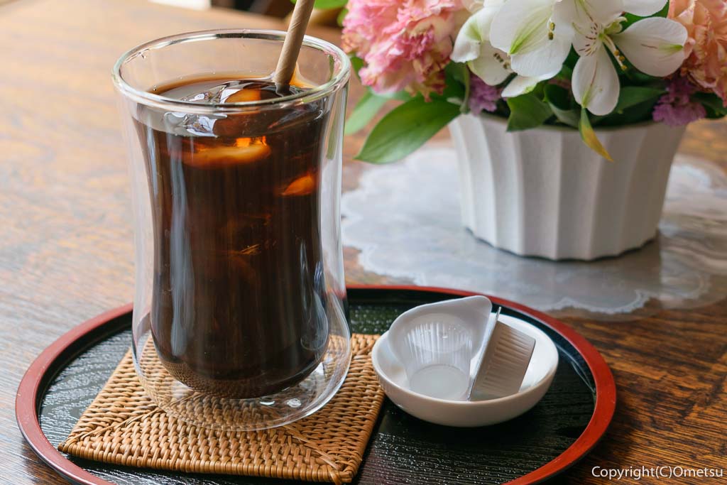 青梅市・勝沼の「マミーの台所」の、アイスコーヒー