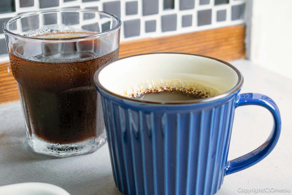 東青梅の餃子居酒屋「餃子と瓶」の、ランチのホットコーヒー