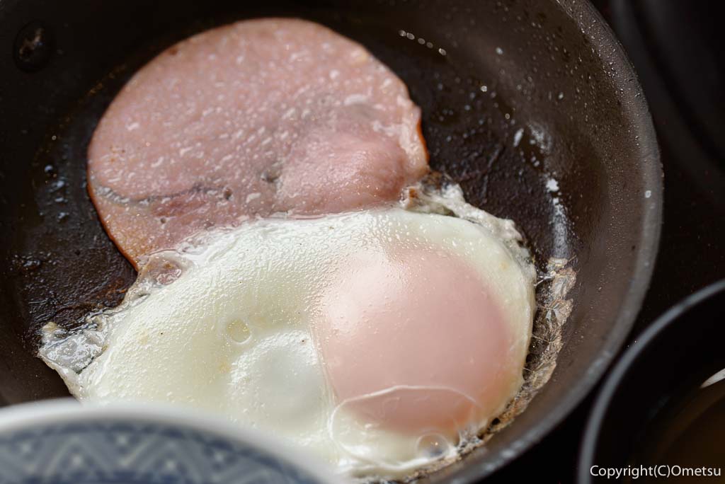 吉野家の、ハムエッグ