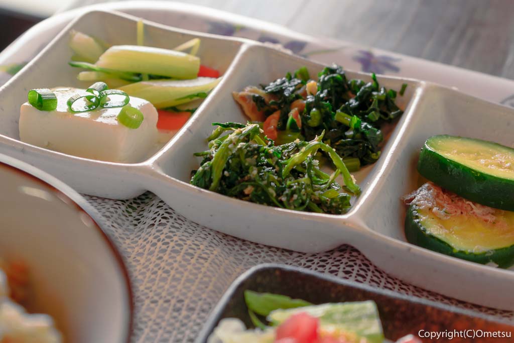 福生のレストラン・Ottamage(おったまーじゅ)の、おばんざい風・お惣菜