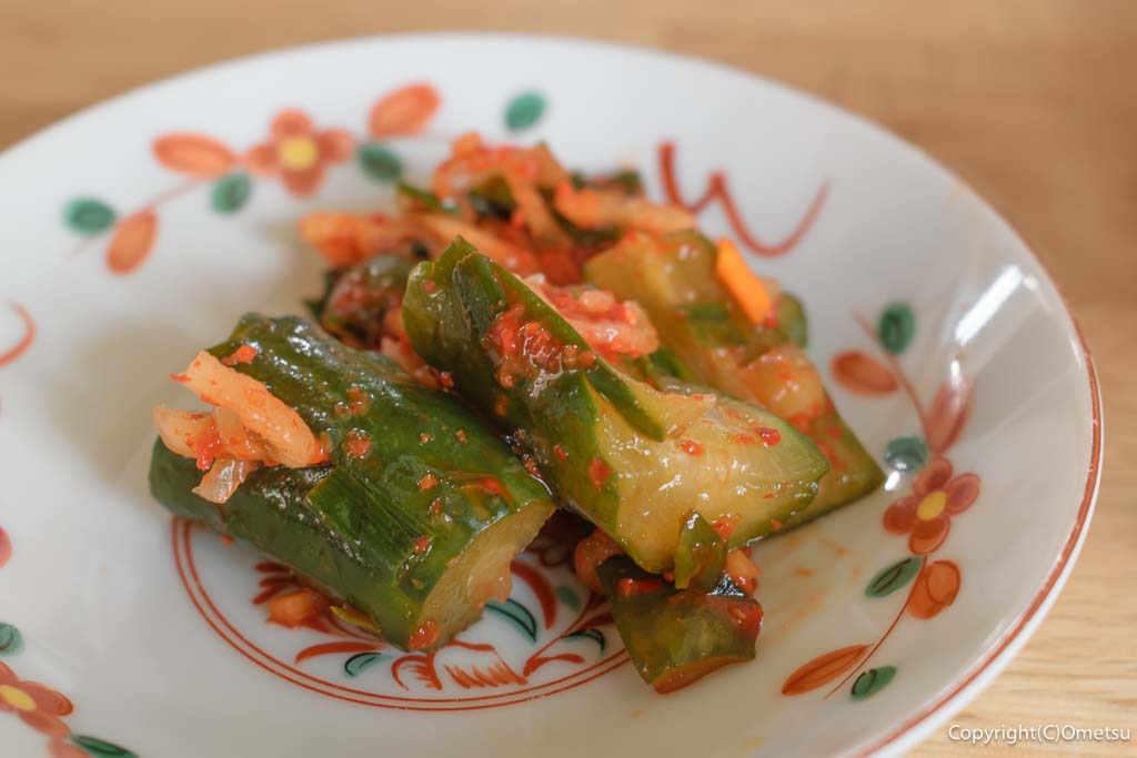 青梅市・富岡の「もりのかかし」のキムチ