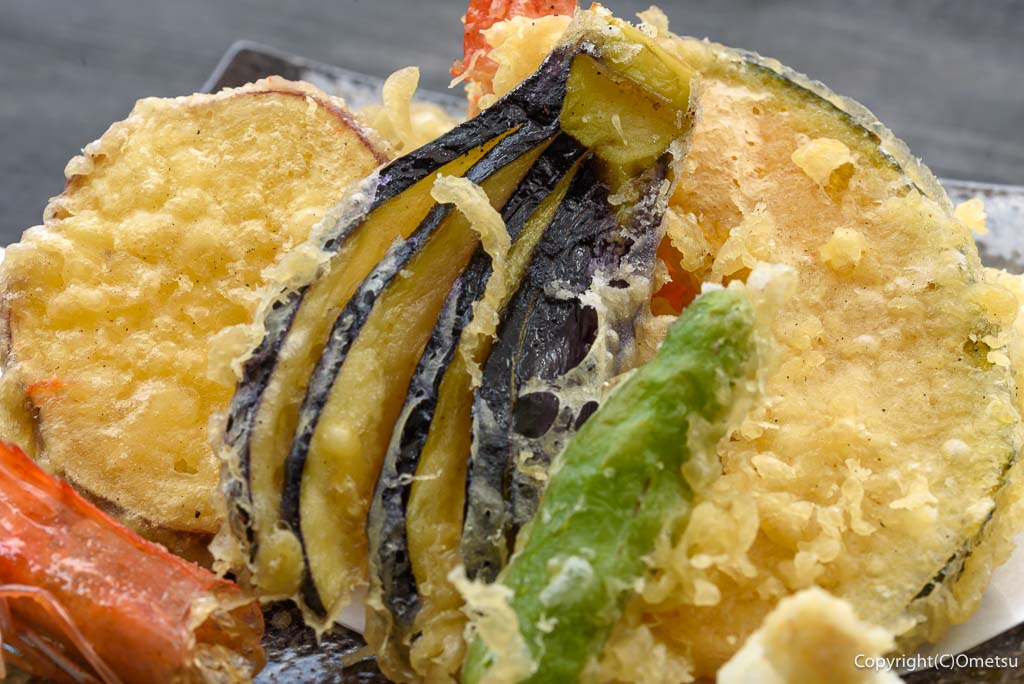 東京都・日の出町の、宝来屋の、野菜の天ぷら