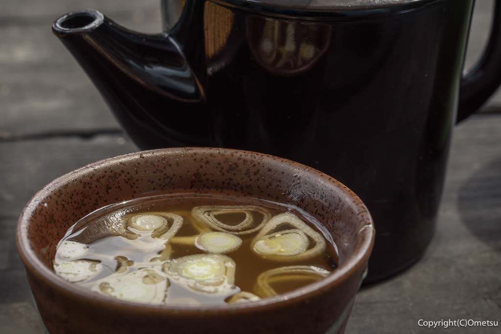 東京都・日の出町の、宝来屋の、蕎麦湯