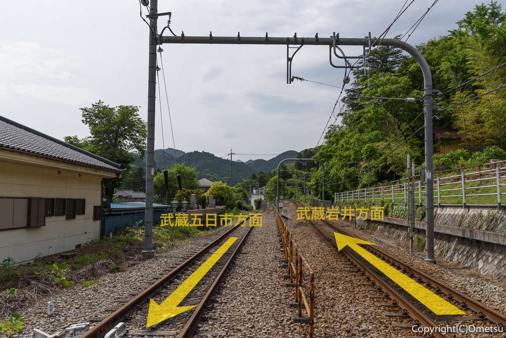 JR五日市線・岩井支線、三内信号所付近のイメージ