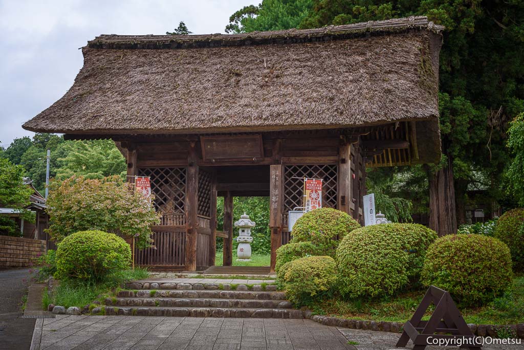 青梅市・塩船観音寺の山門