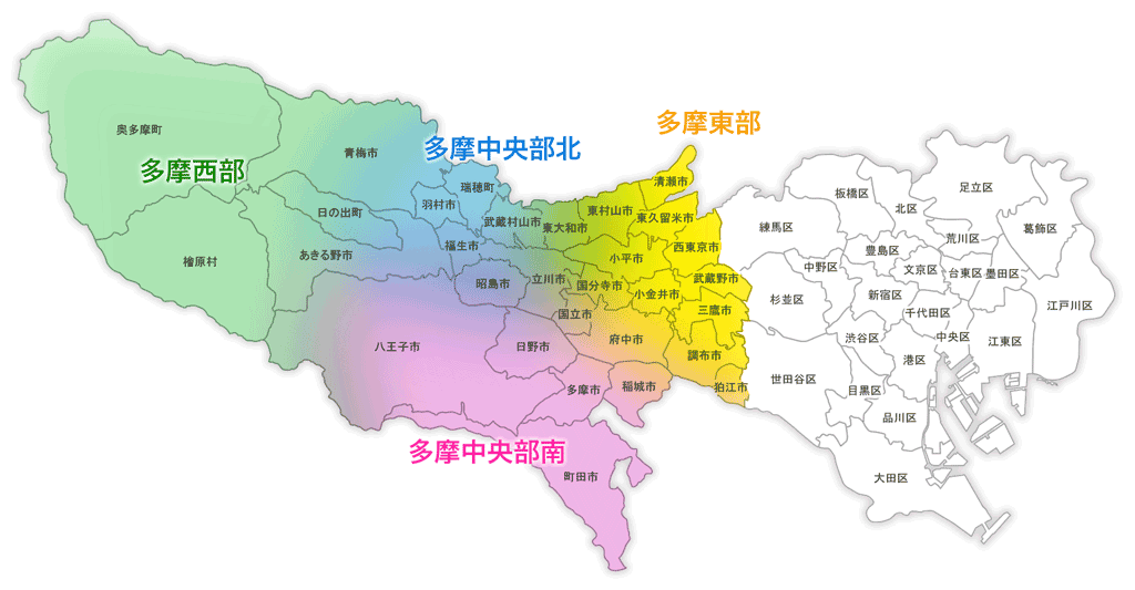 四多摩・地図